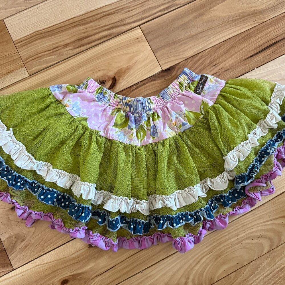 Matilda Jane Sea Salt Ruffle Skirt